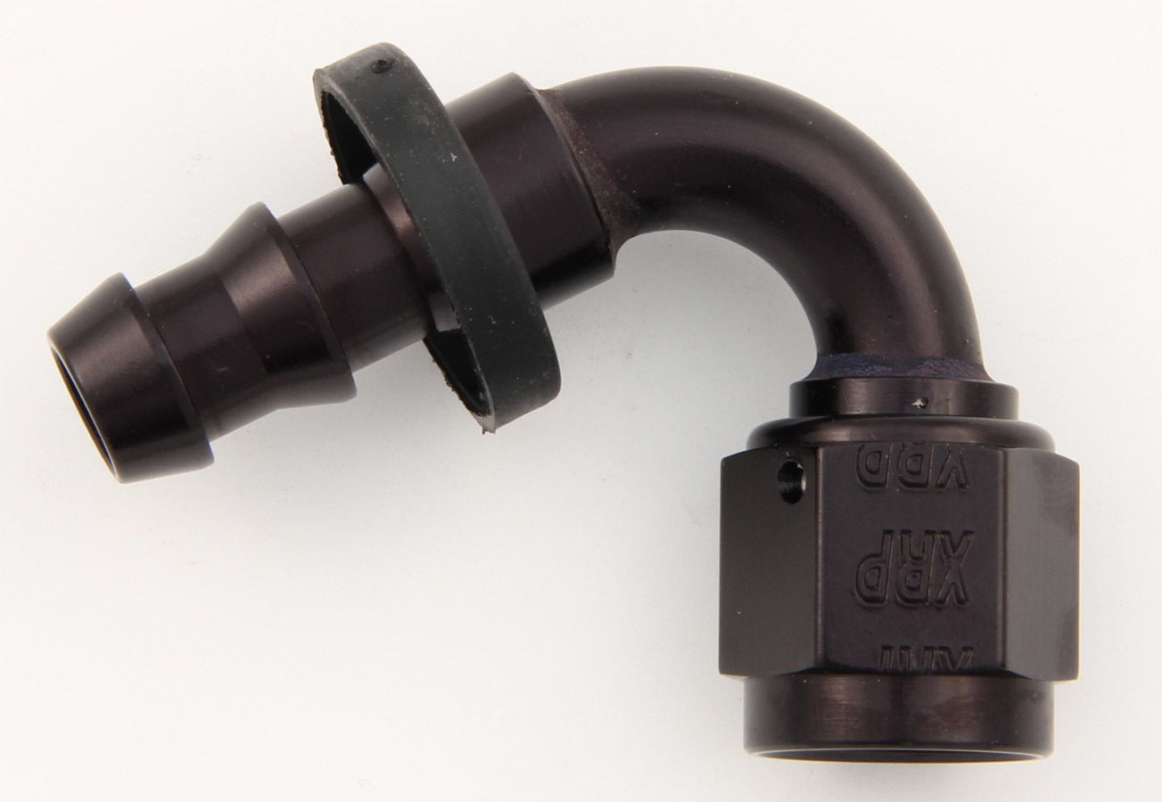 Xrp 231210Bb Black Size-10 '120 Degree' Push-On Hose End   Black Size-10  120
