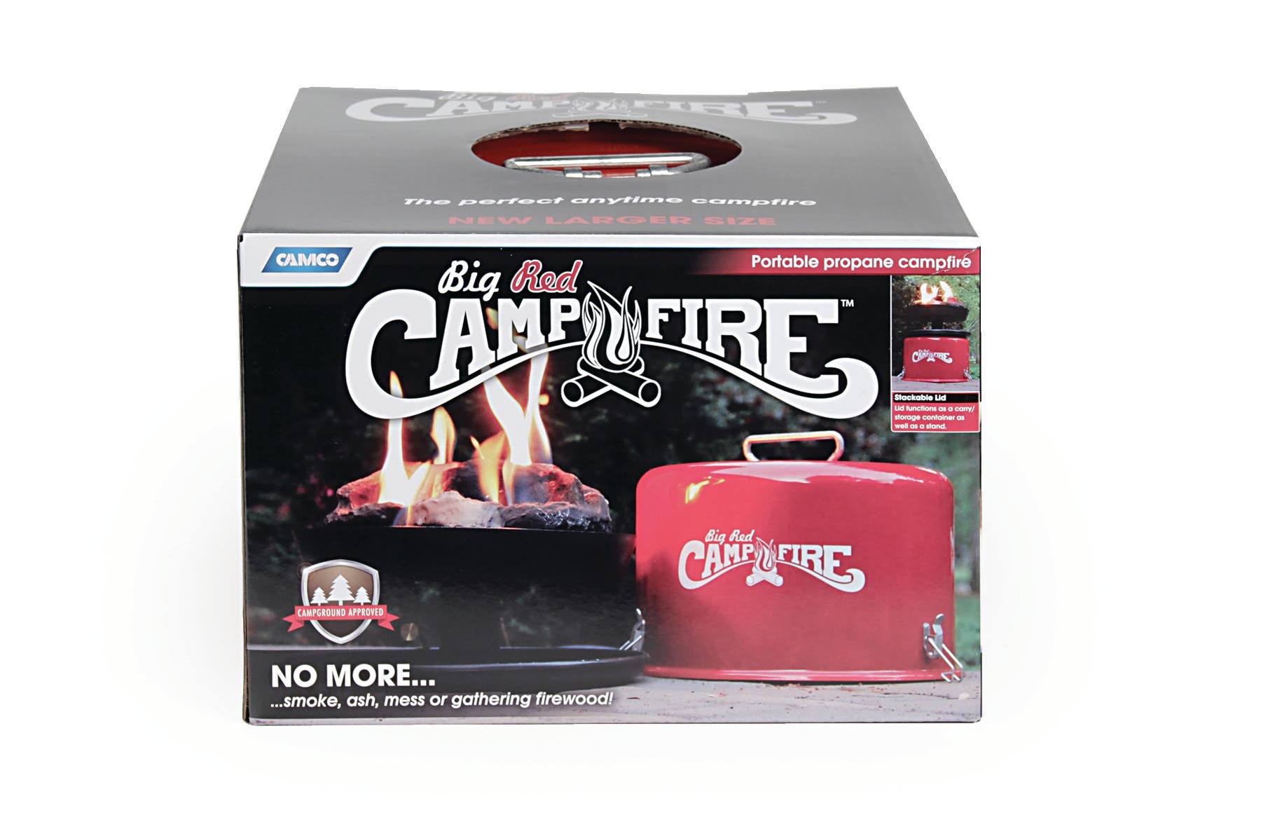 Olympian Campfire Big Red   Fire Pit; Type - Propane, Shape - Round, Diameter