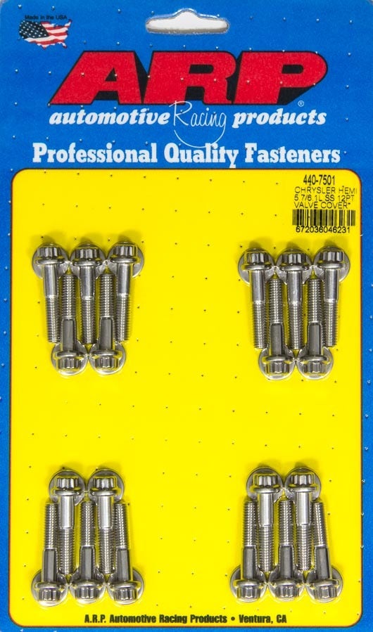 Valve Cover Bolt Kit 12Pt Mopar 5.7/6.1L Hemi Valve Cover Bolt Kit 12Pt Mopar