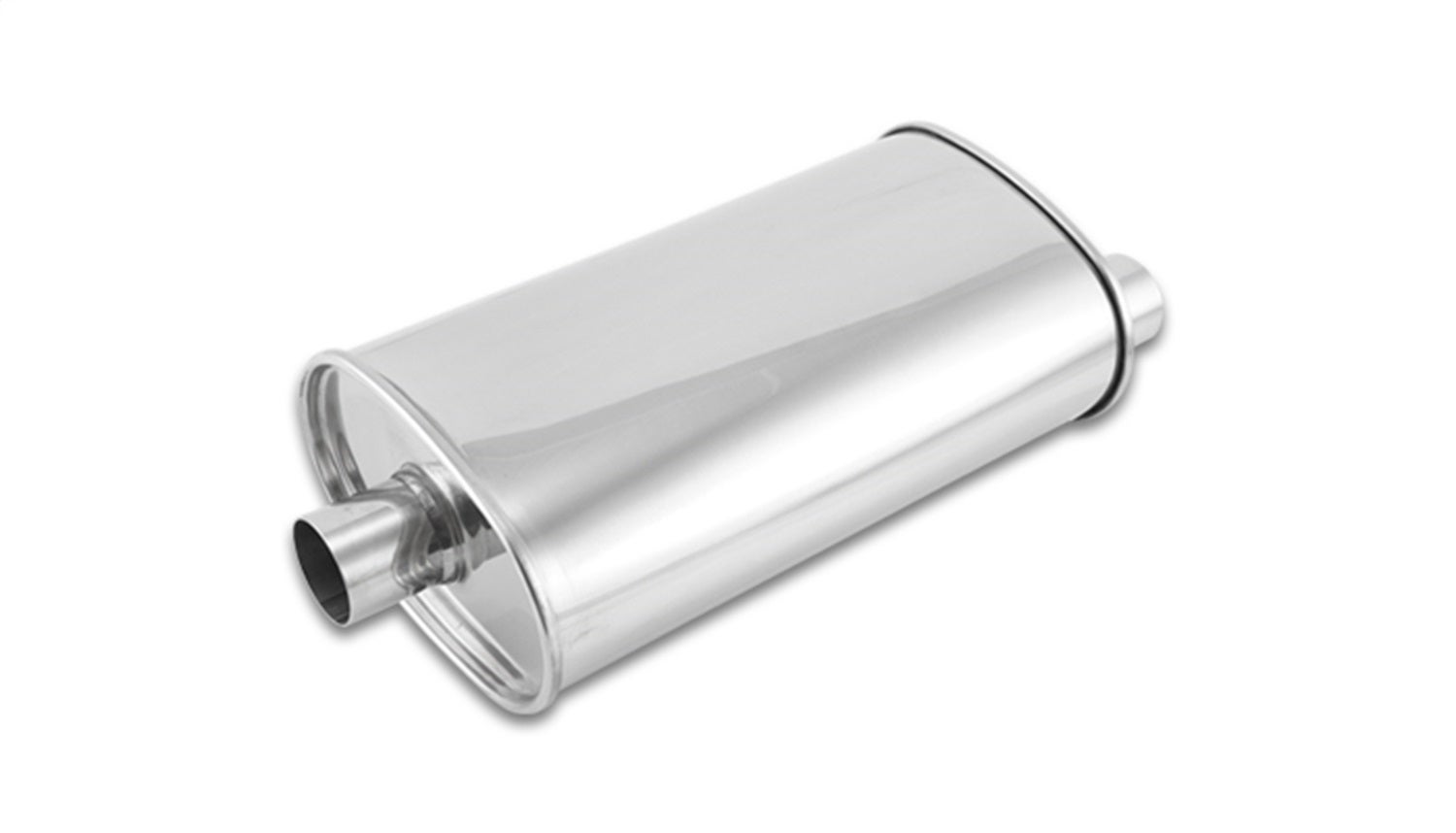 Vibrant Performance 1104 Streetpower Oval Muffler   Streetpower Oval Muffler
