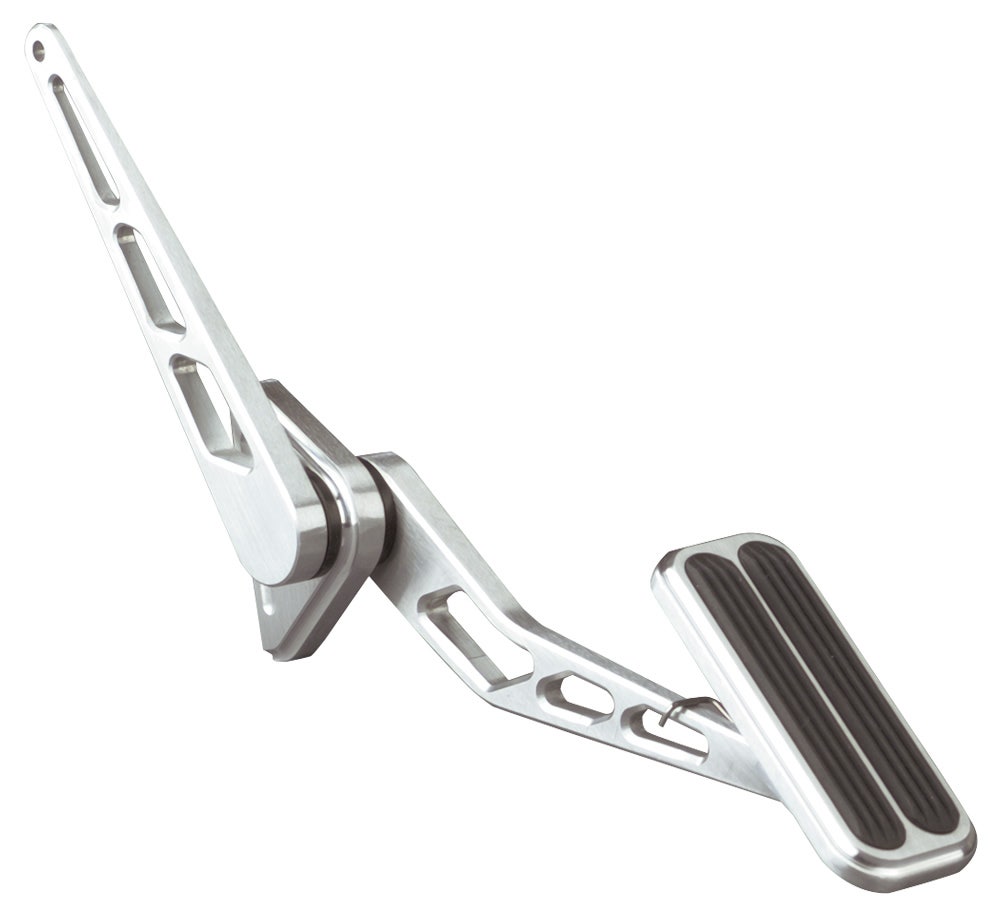 Lokar Bag-6004 Billet Aluminum Gas Pedal With Rubber   Billet Aluminum Gas Pedal