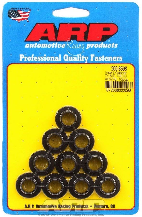 Arp 200-8598 Insert 7/16" Id X .875" Od Washer - 10 Piece Arp  Insert 7/16  Id X