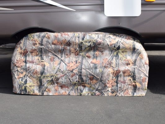 Adco 3622 Camouflage Multi Axle Double Game Creek Oaks Tyre Gard Wheel Cover,