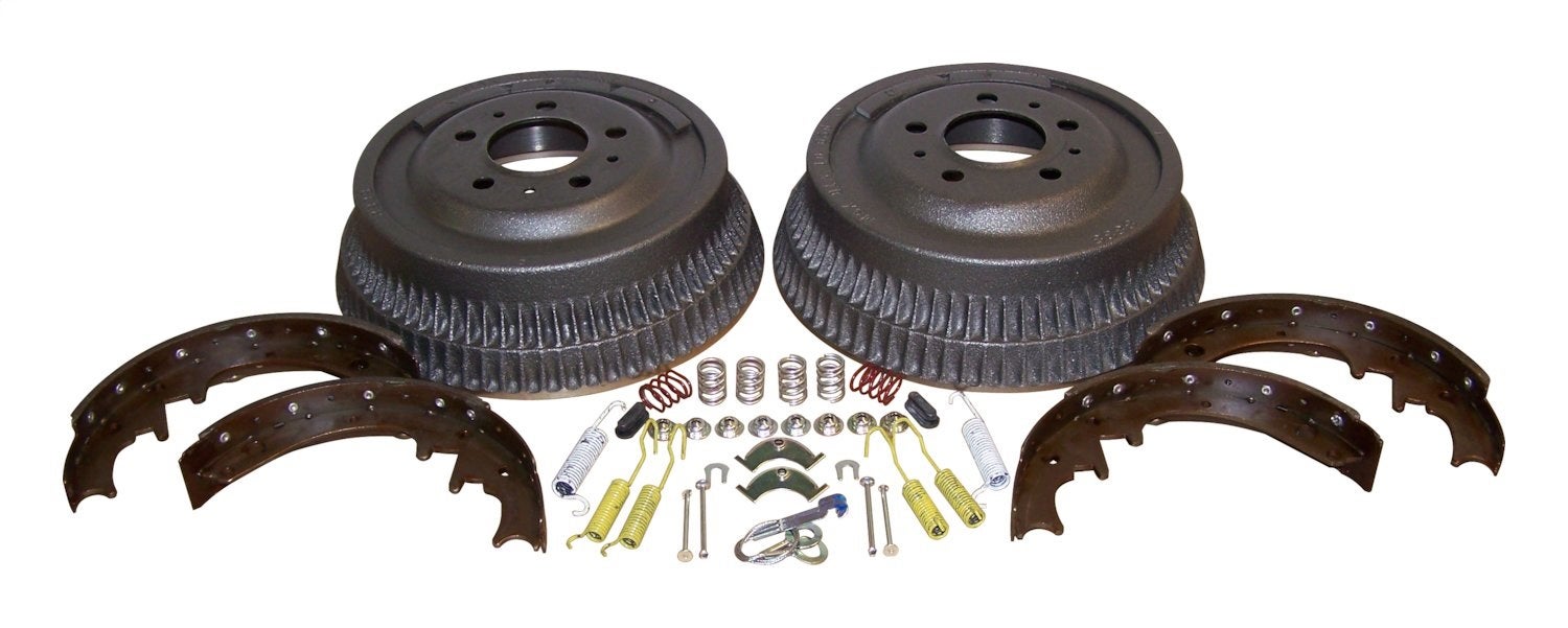 Crown Automotive 52001151K Drum Brake Shoe And Drum Kit Crown Automotive  Drum