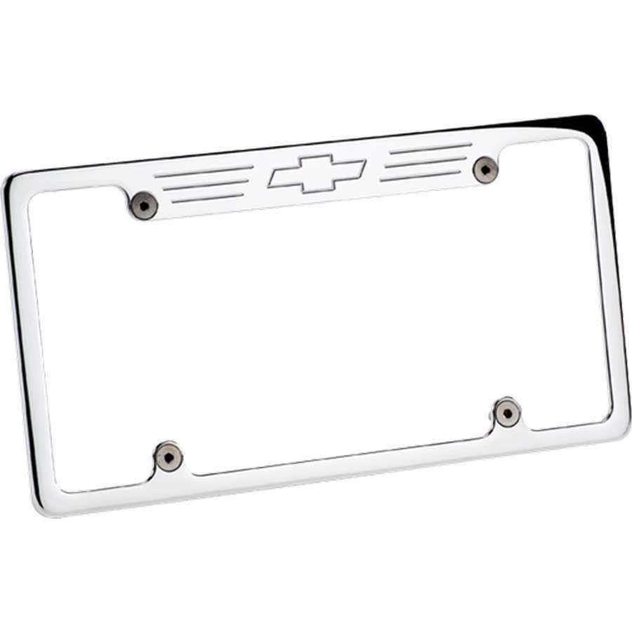 License Frame Bowtie- Polished License Frame Bowtie- Polished