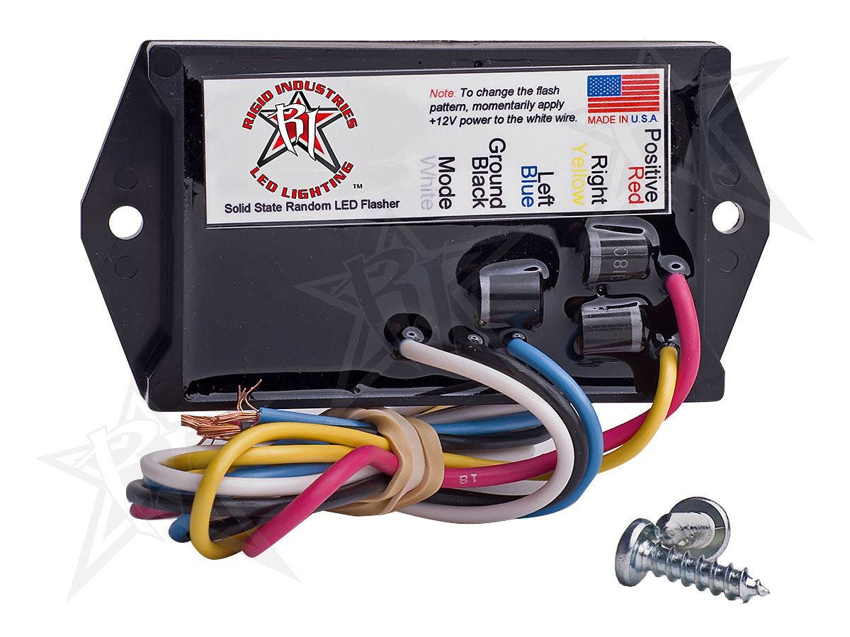 Rigid Industries 40312 Led Flasher Rigid Lighting  Flasher; Terminal Connection