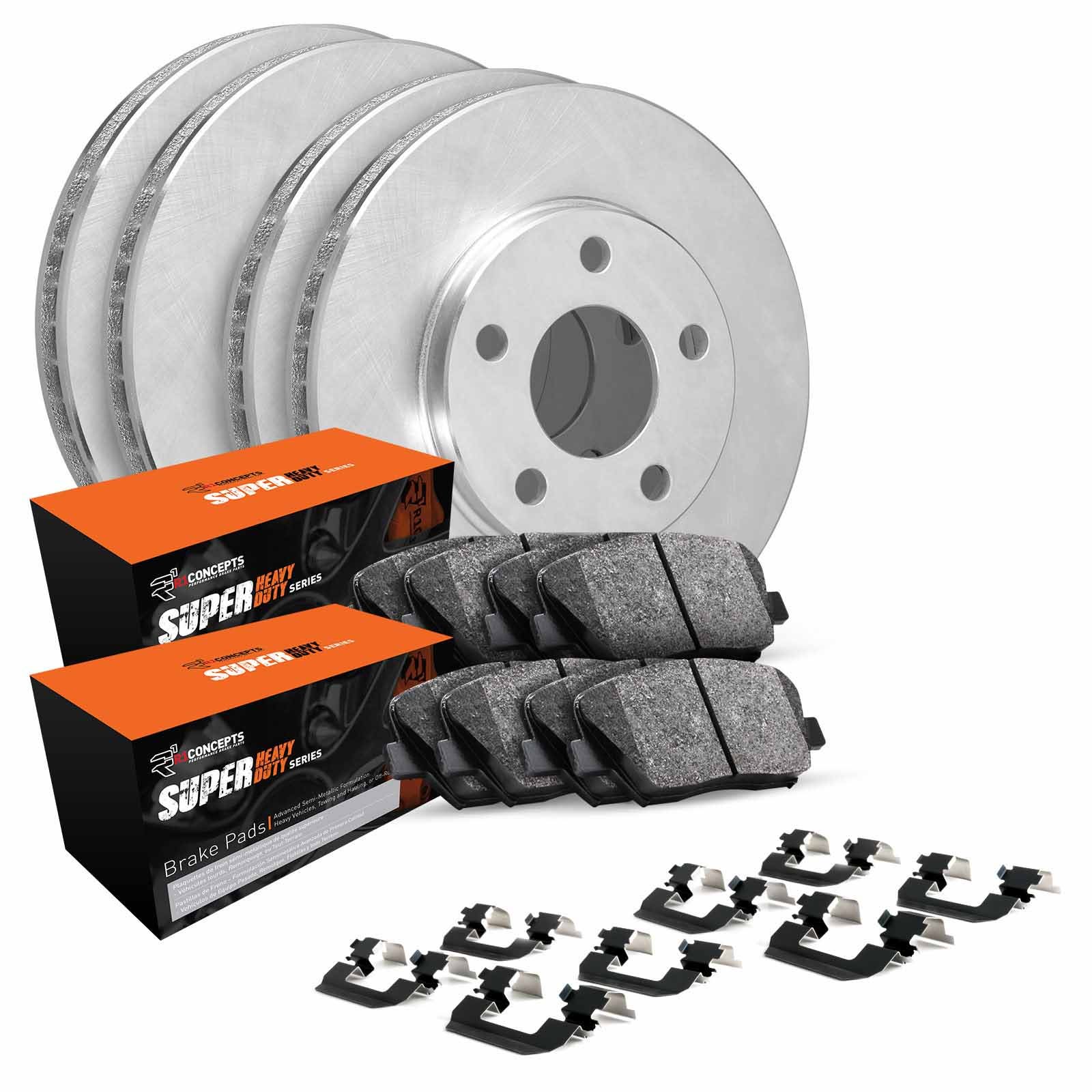 R1 Concepts Wfxh2-40008 R1 Concepts Brake Rotor- Blank With Sup Dty Pads & Hdw