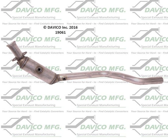 Davico Mfg Catalytic Converter P/N:19061  Catalytic Converter P/N: