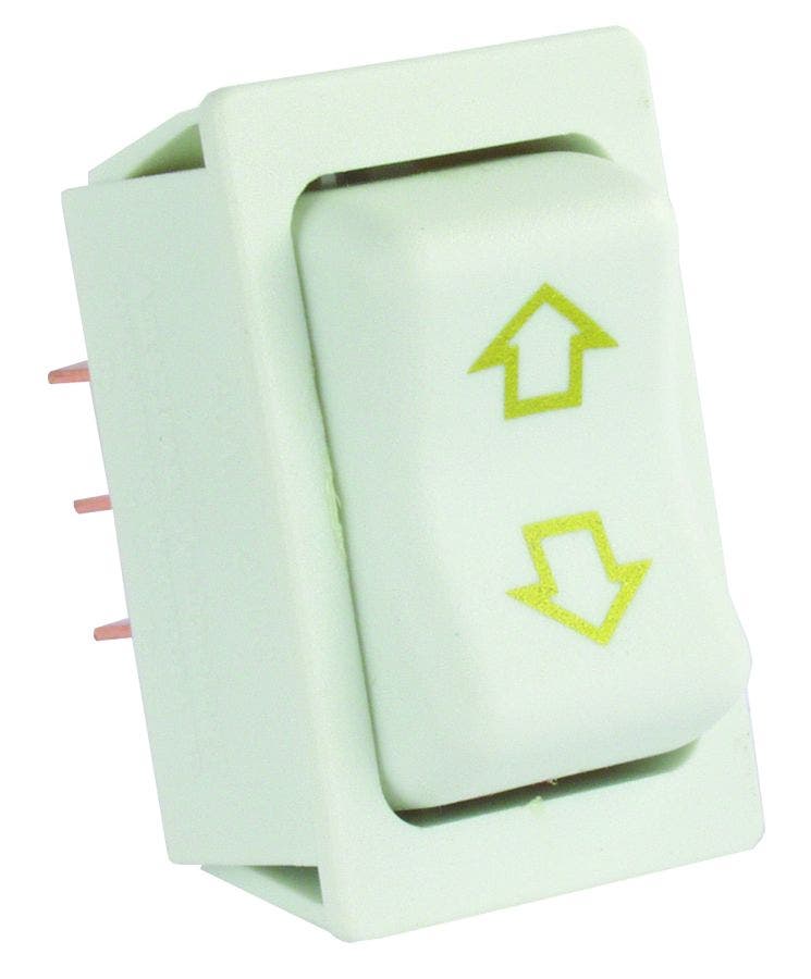 Jr Products 12095 White Replacement Slide-Out High Current Motor Switch   Slide