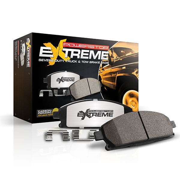 Power Stop Z36-2174 Z36 Truck & Tow Rear Carbon-Fiber Ceramic Brake Pads Power
