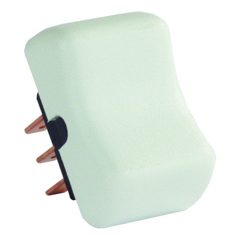 Jr Products 12055 White Spdt Mom-On/Off/Mom-On Switch   Multi Purpose Switch;