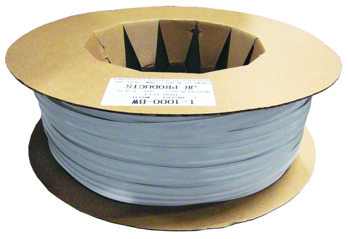 Jr Products 10001 Vinyl Insert - White, 1" X 1000'   Trim Molding Insert;