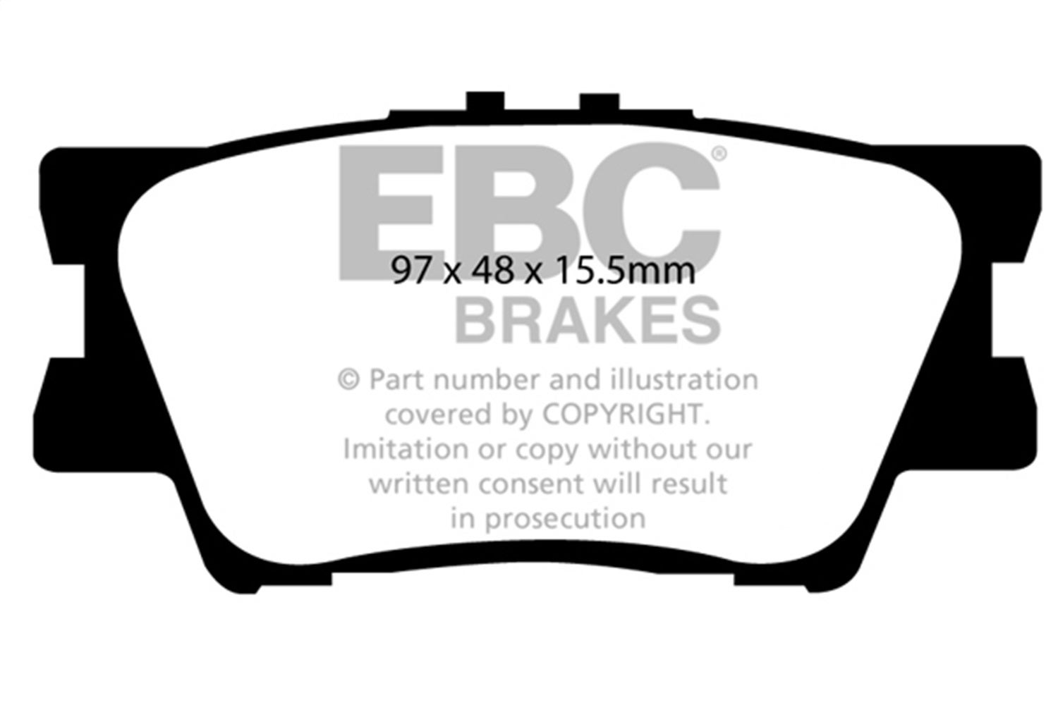 Ebc Brakes Dp21793 Greenstuff 2000 Series Sport Brake Pads   Greenstuff 2000