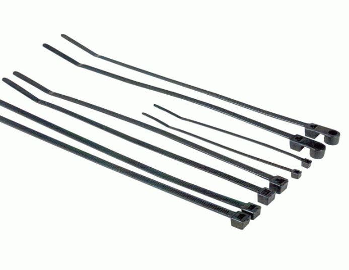 Install Bay Bct11 11-Inch, 40-Pound Cable Tie, Black (100-Pack)  Install Bay
