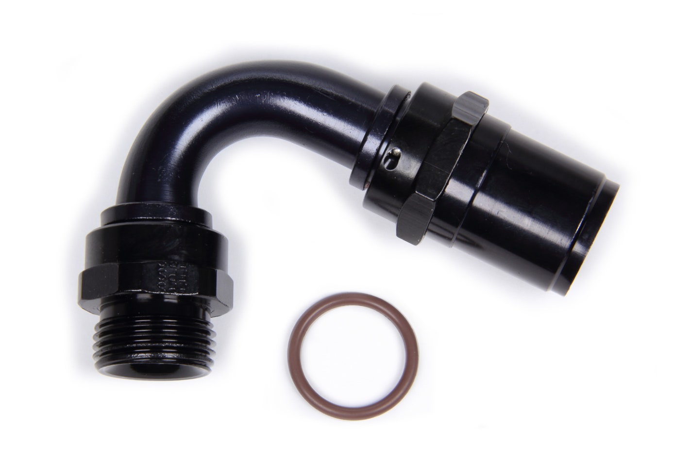 Fragola Fitting, Hose End, Race-Rite, Crimp-On, 120 Degree, 12 An Hose Crimp To