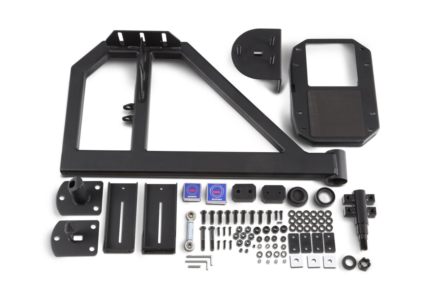 Body Armor 5298 Tire Carrier Single Action Fits Wrangler (Jk) Wrangler (Jl)