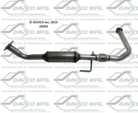 Davico Mfg Catalytic Converter P/N:18363  Catalytic Converter P/N: