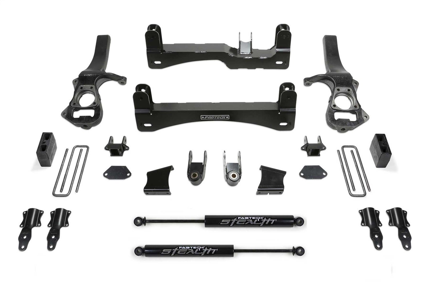 Fabtech K1150m   Basic Lift System W/Shocks Fits 19-20 Sierra 1500 Silverado