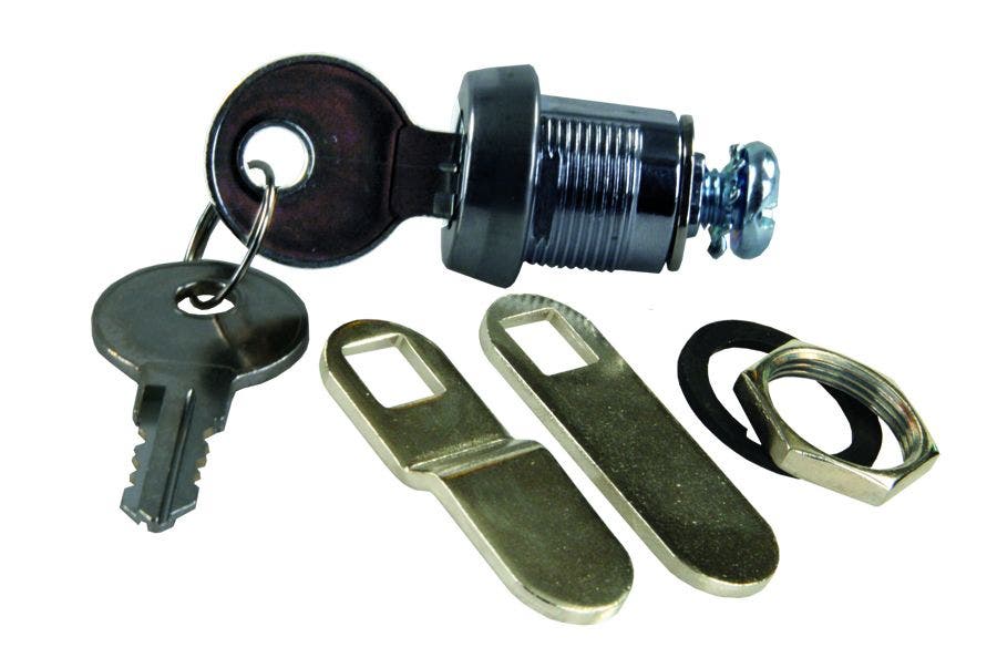 Jr Products 00155 Compartment Door Key Lock - 5/8"   Compartment Door Key Lock -