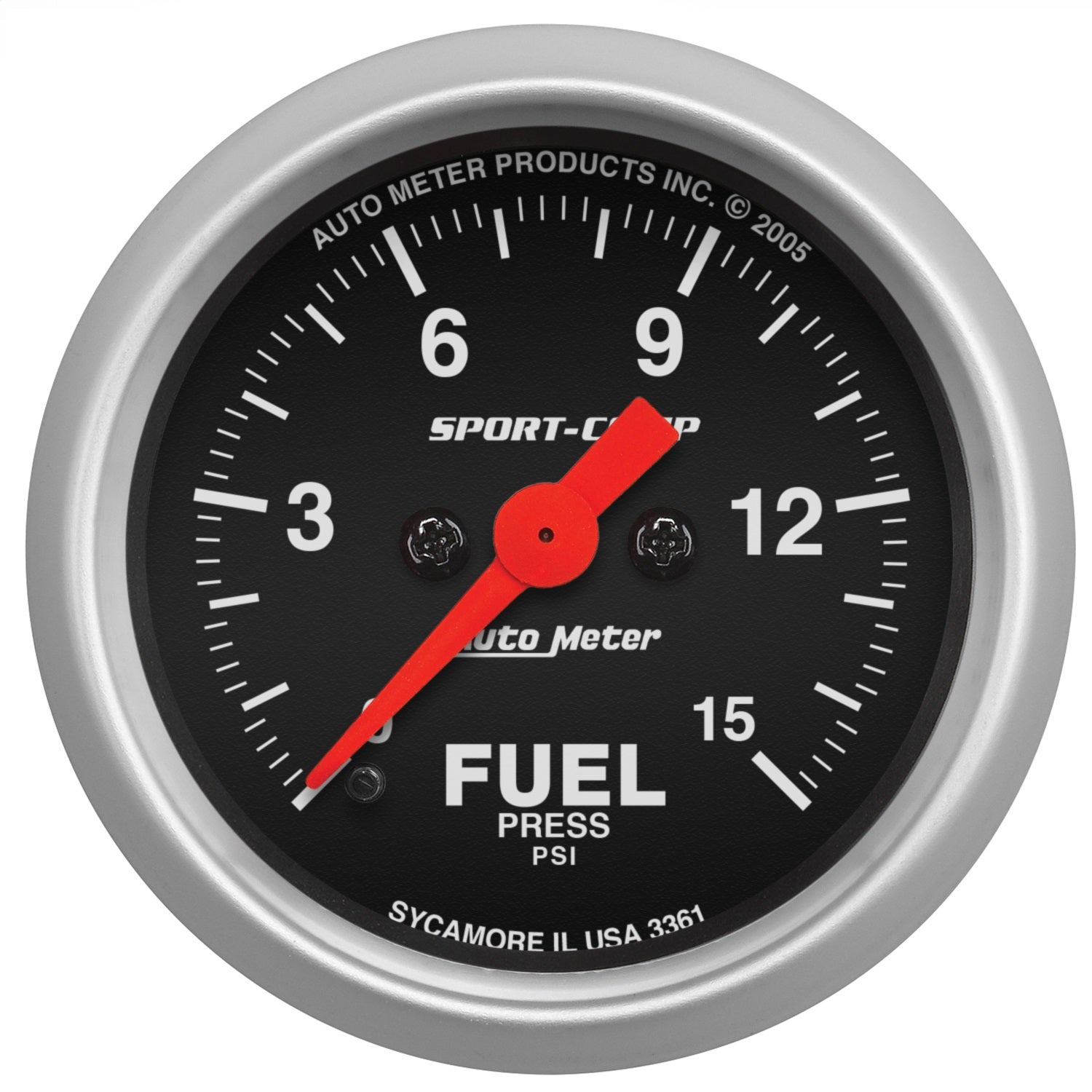 Autometer 3361 Sport-Comp Electric Fuel Pressure Gauge   Sport-Comp Electric
