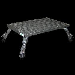 Safety Step Xla-09C-G Steprail, Granite   Step Stool; Type - One Step, Length