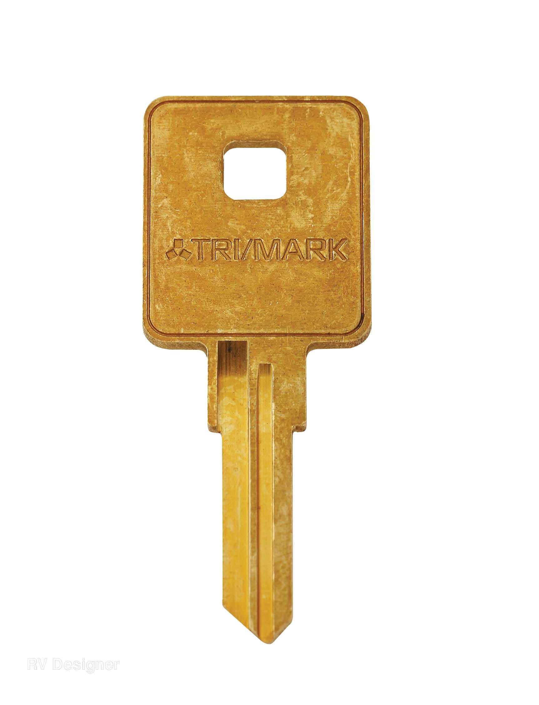 Rv Designer T650 Black Key For T505 Old Style   Key; Type - Blank Key, Design -