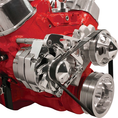 Billet Spec Bracket Alternator Mid Mount Bbc Long Wp Billet Spec Bracket