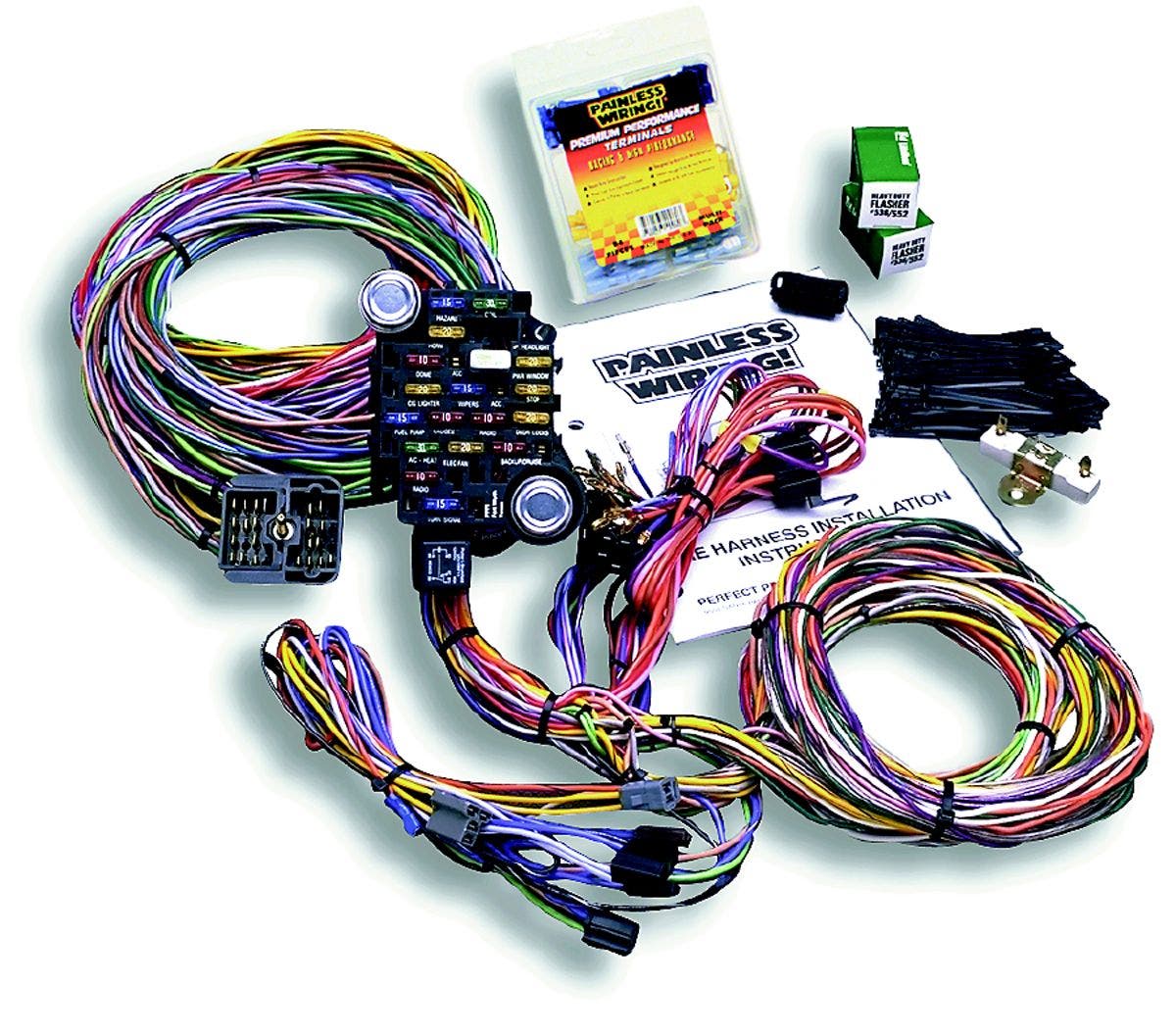 Painless Wiring 10206 28 Circuit Classic-Plus Customizable Chassis Harness