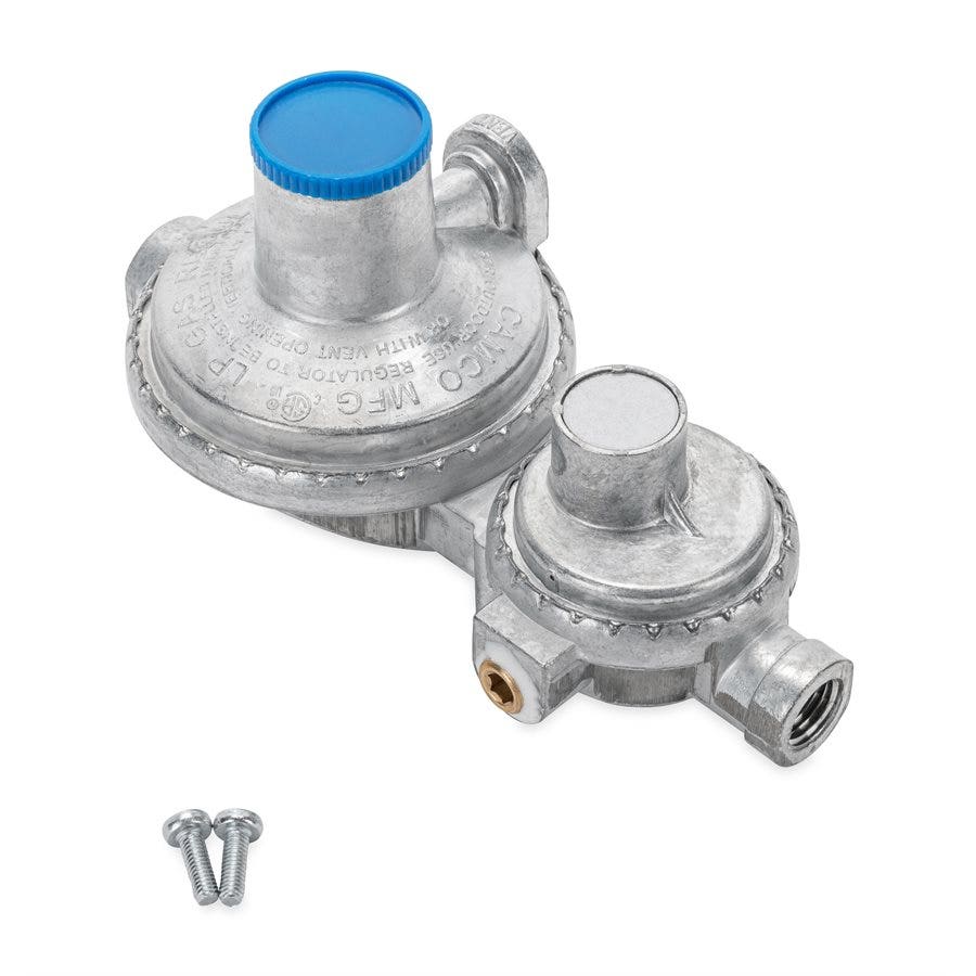 Camco Mfg 59323 Rv Horizontal Propane Regulator, 2-Stage - Quantity 4   Propane