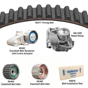 Dayco Engine Timing Belt Kit With Water Pump P/N:Wp277k3a  Engine Timing Belt