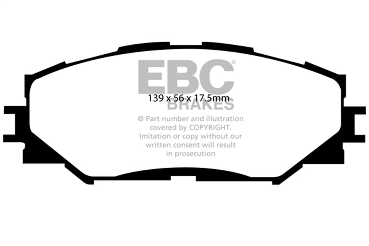 Ebc Brakes Dp21791 Greenstuff 2000 Series Sport Brake Pads   Greenstuff 2000