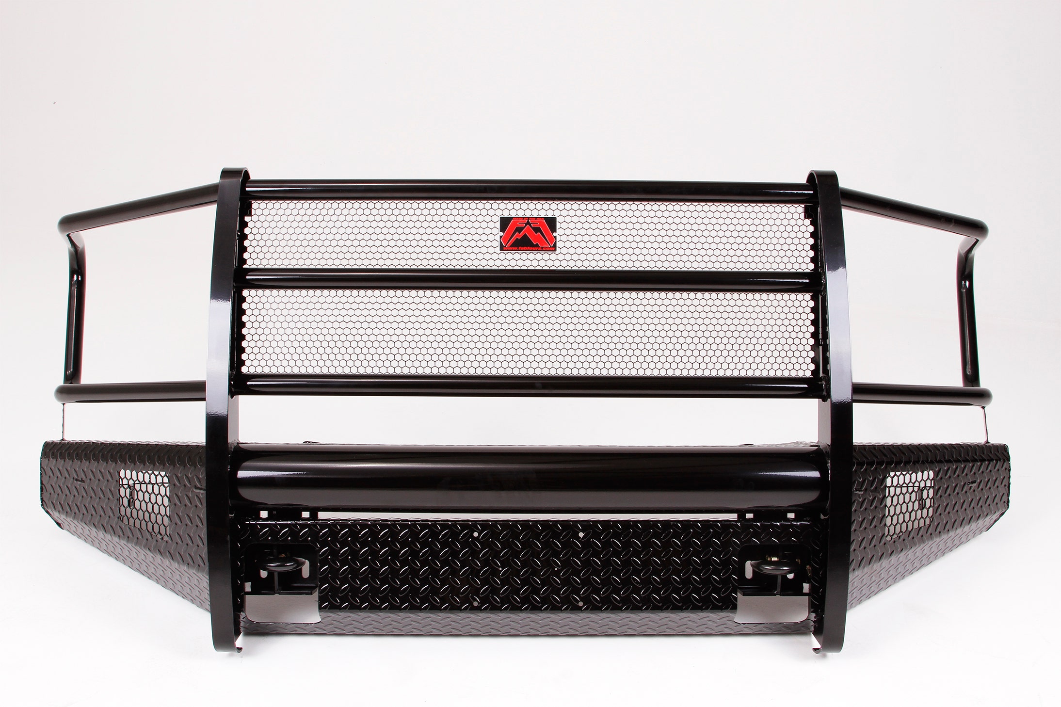 Fab Fours Ff15-K3250-1 Black Steel Front Bumper Fits 15-17 F-150   Black Steel