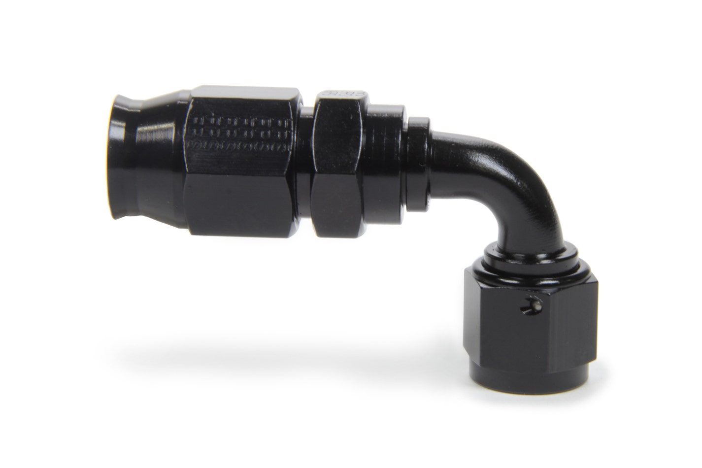 Fitting, Hose End, Race-Rite, Ptfe Hose, 90 Degree, 8 An Hose To 8 An Female,