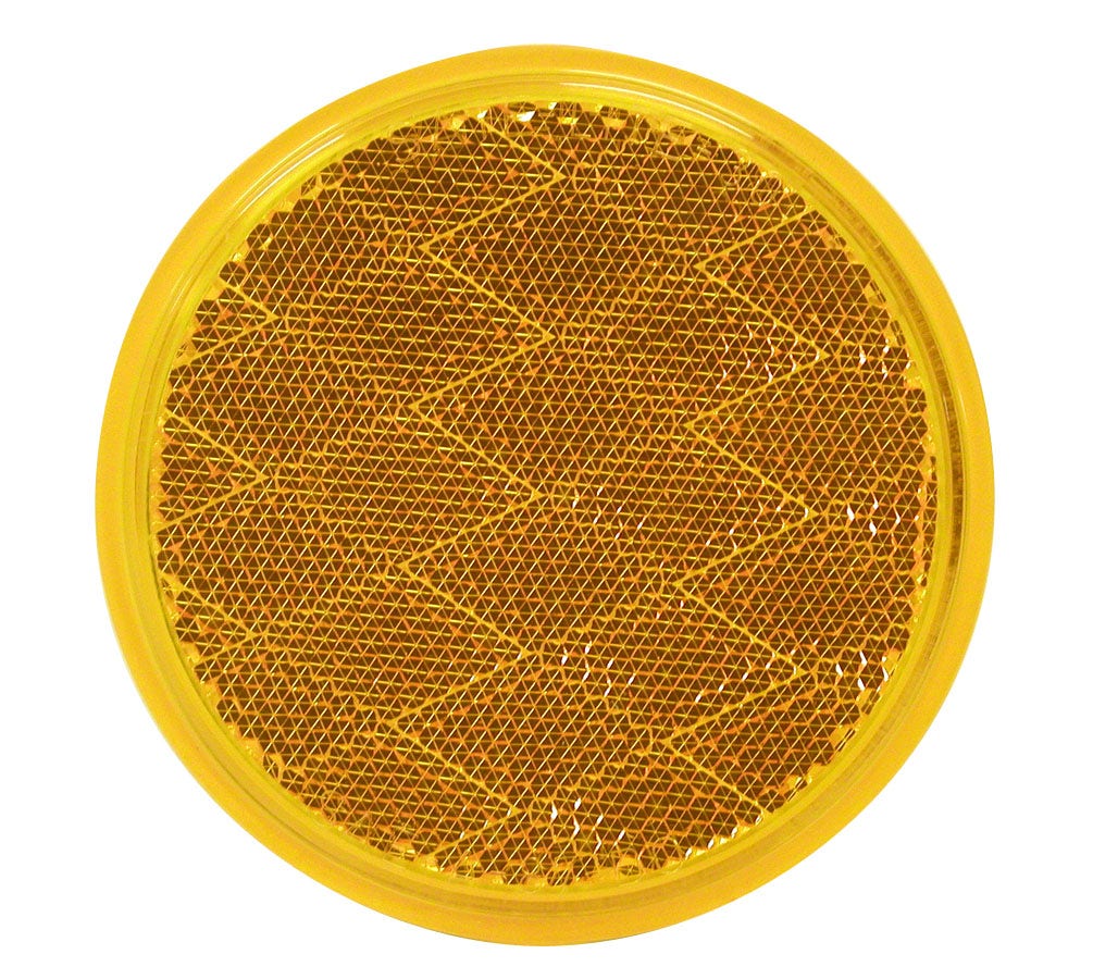 Peterson Manufacturing V475a Amber 3-3/16" Round Reflector (5)  Mfg.  Reflector