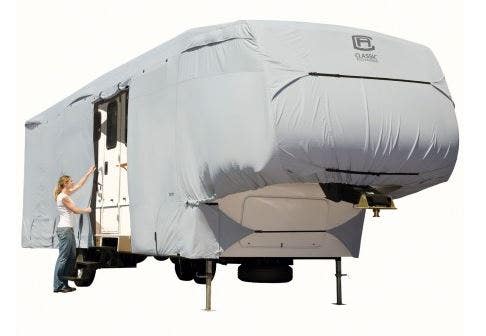Classic Accessories Over Drive Permapro Extra Tall 5Th Wheel Trailer Cover, Fits