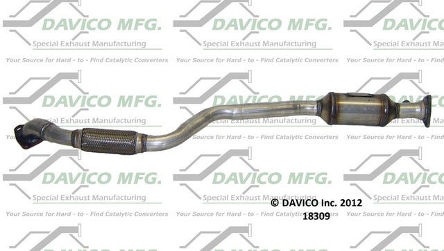 Davico Mfg Catalytic Converter P/N:18309  Catalytic Converter P/N: