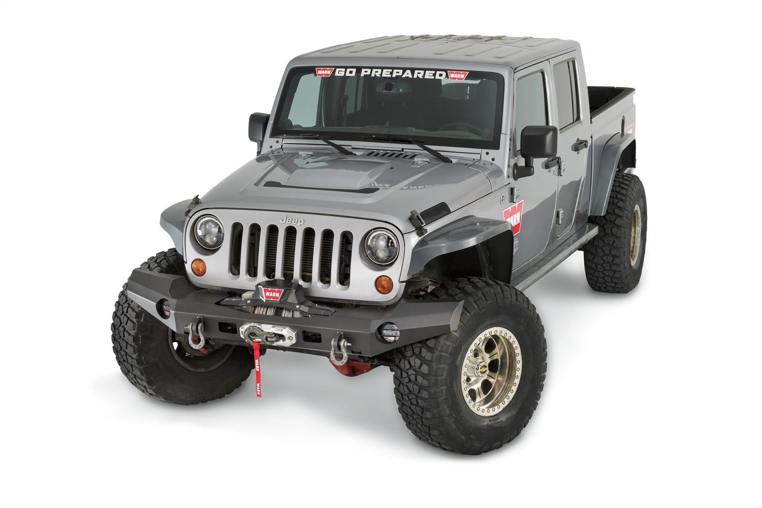Warn 101420 Elite Series Front Bumper Fits 07-18 Wrangler (Jk)   Elite Series