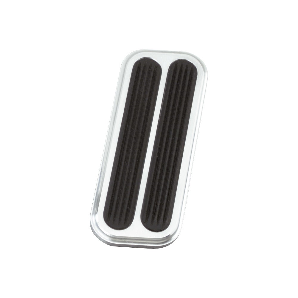 Lokar Bag-6085 Billet Aluminum Throttle Pad With Rubber   Billet Aluminum