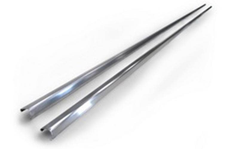 Amp Research 75150-01A Powerstep Trim Strip Kit   Running Board Trim; Length