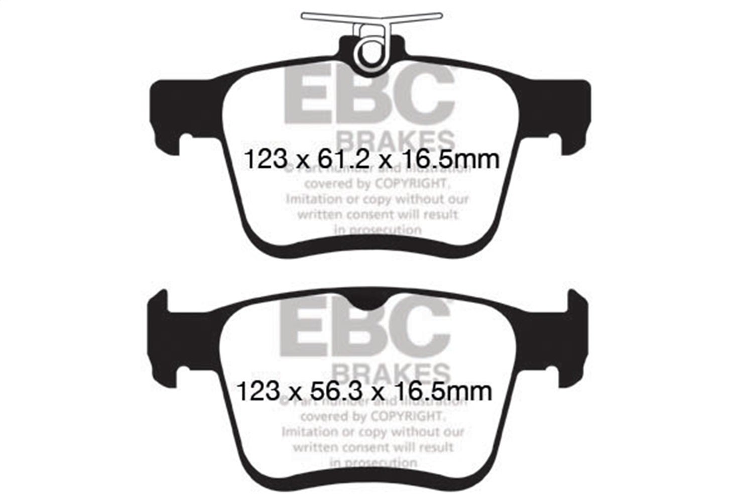 Ebc Brakes Ud1761 Ultimax  Brake Pads   Ultimax  Brake Pads
