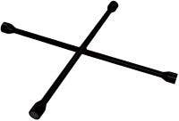 Performance Tool W11 Black 25" Truck Sae/Metric 4-Way Cross Lug Wrench   Lug Nut