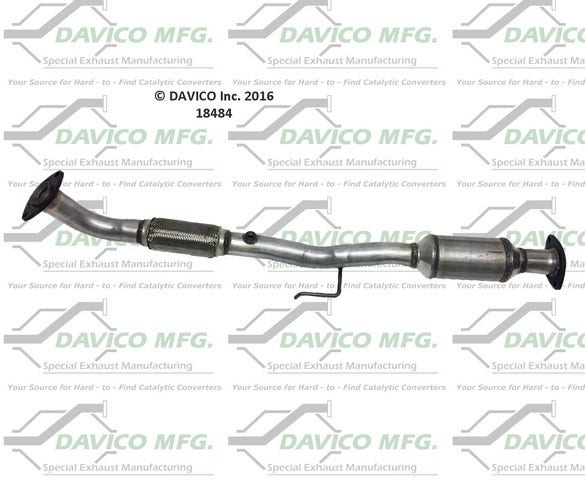 Davico Mfg Catalytic Converter P/N:18484  Catalytic Converter P/N: