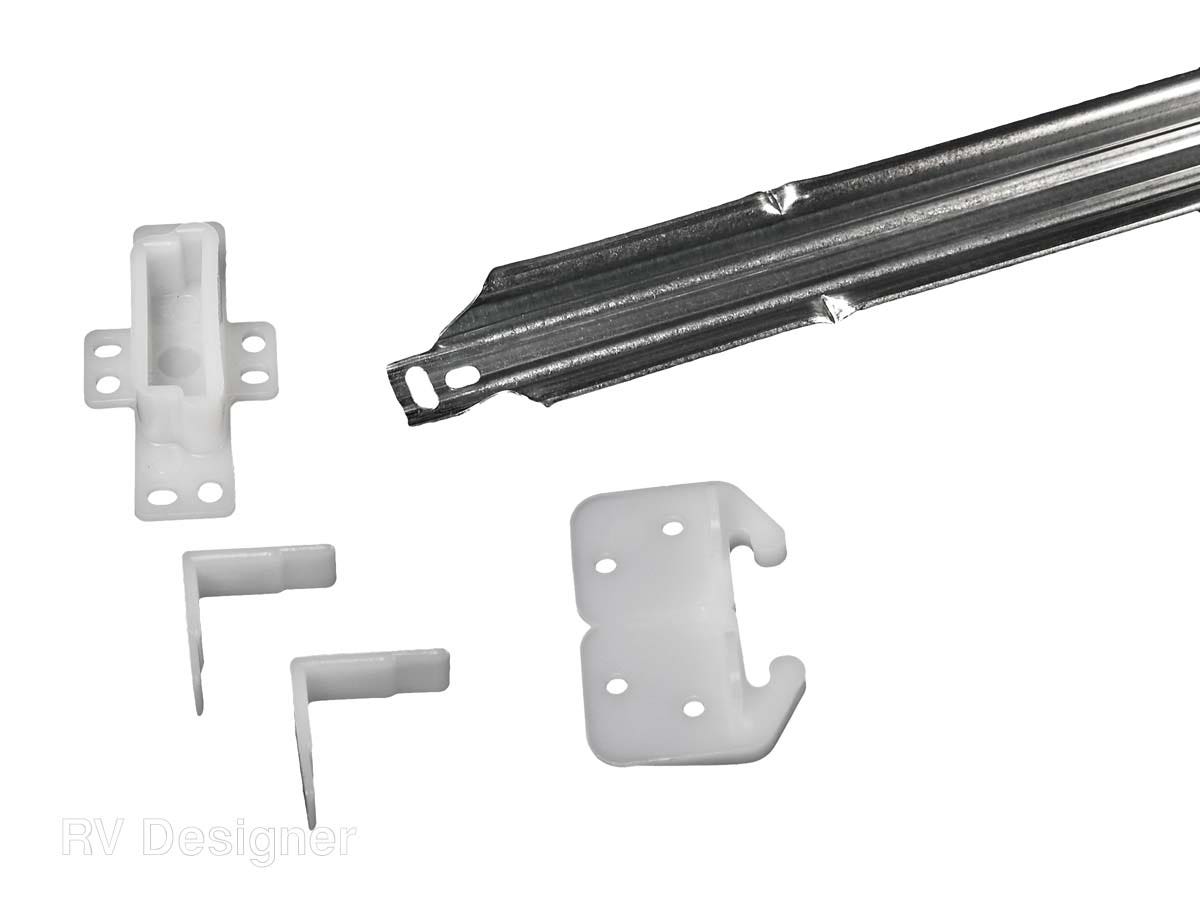 Rv Designer H303, Drawer Slide Repair Kit, Up To 24 Inch Long, Cabinet Hardware