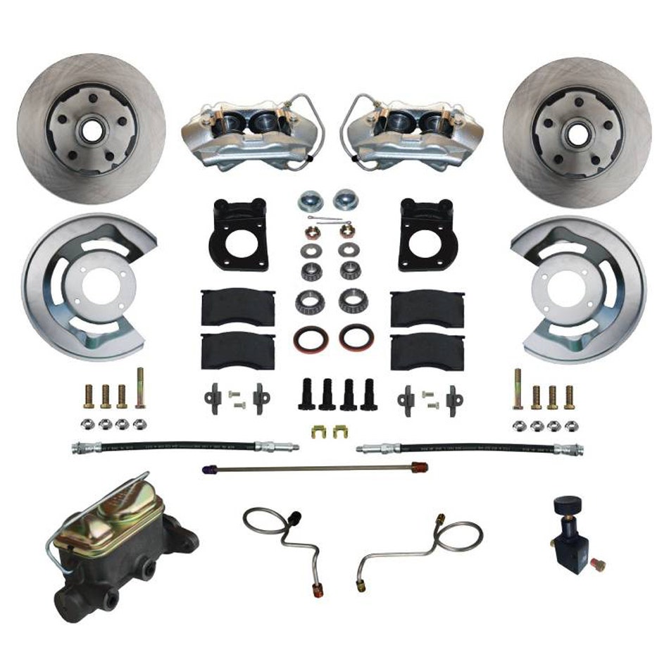 Manual Disc Brake Conversion 67-69 Ford - 4 Piston Manual Disc Brake Conversion
