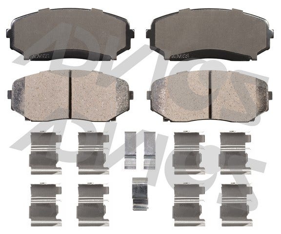 Advics Disc Brake Pad Set P/N:Ad1258  Disc Brake Pad Set P/N: