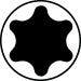 Lisle 26640 T-50 Torx Bit Socket   Torx Bit; Used With - 3/8 Inch Wrench, Bit