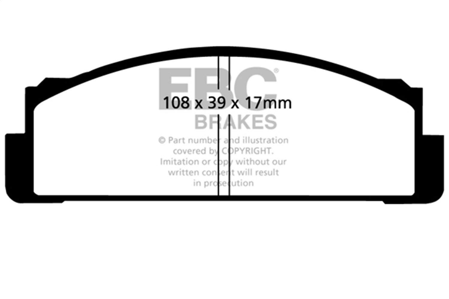 Ebc Brakes Dp2116 Greenstuff 2000 Series Sport Brake Pads   Greenstuff 2000