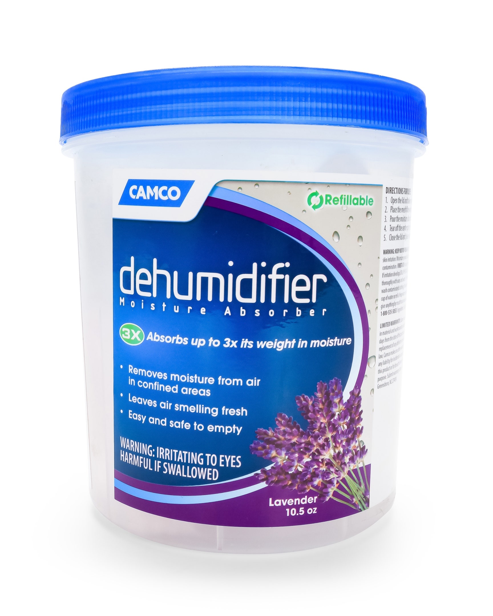 Camco Dehumidifier Moisture Absorber - Absorbs Up To 3X Its Weight In Water,