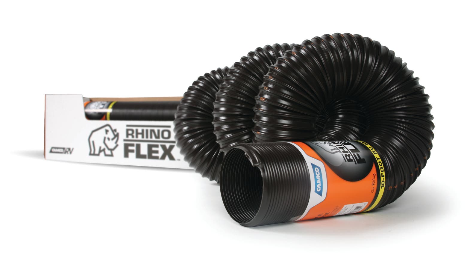 Rhino Flex 10' Hose   Sewer Hose Rhinoflex (Tm); Extended Length - 10 Feet,