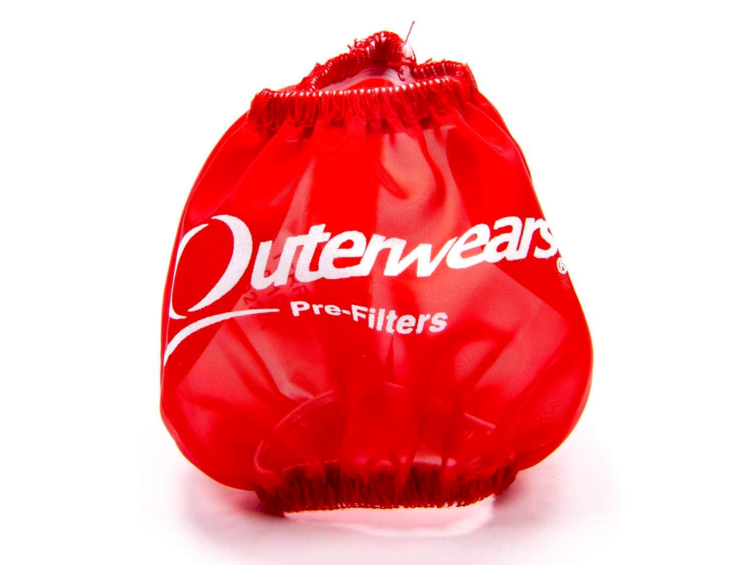 Outerwears 10-1013-03 Breather Wrap Pre Filter 3" Od 2-1/2" Tall Polyester Red